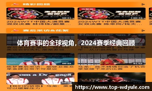 体育赛事的全球视角，2024赛季经典回顾