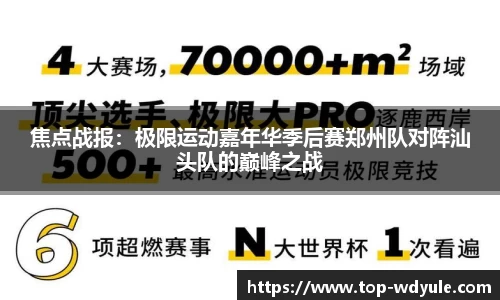 焦点战报：极限运动嘉年华季后赛郑州队对阵汕头队的巅峰之战